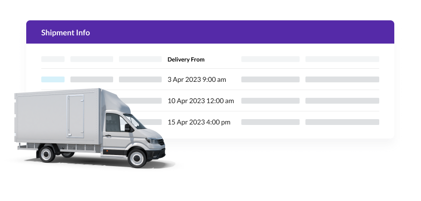 Multiple Requested Delivery Dates 